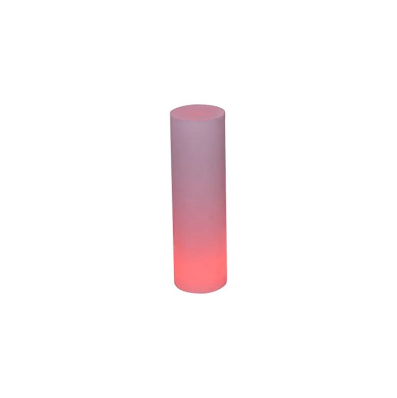 Cylindre lumineux autonome Ø 20 cm H 60 cm