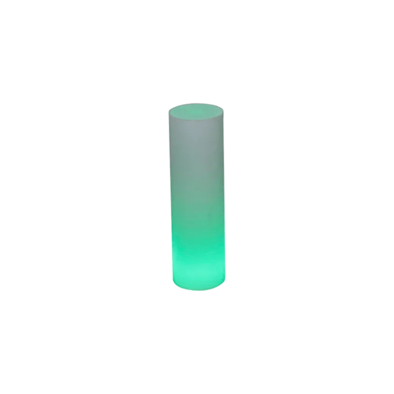 Cylindre lumineux autonome Ø 20 cm H 60 cm