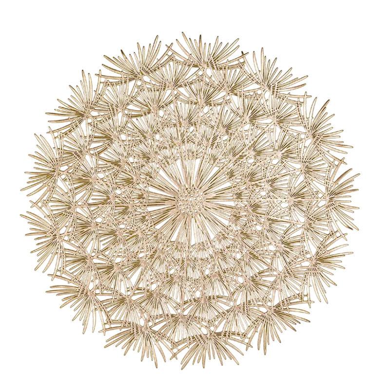 Dessous d'assiette éclat d'or Ø 36.5 cm