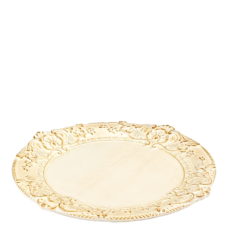 Dessous d'assiette Venezia crème Ø 33 cm