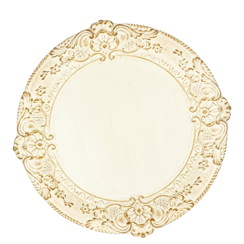 Dessous d'assiette Venezia crème Ø 33 cm