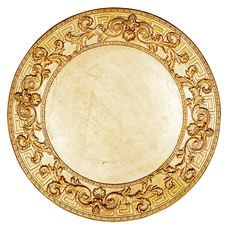 Dessous d'assiette Venezia doré Ø 33 cm