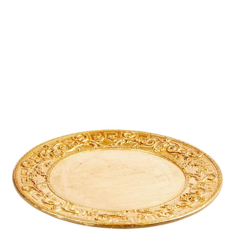 Dessous d'assiette Venezia doré Ø 33 cm