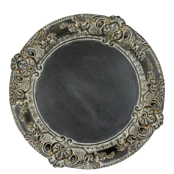 Dessous d'assiette Venezia noir Ø 33 cm