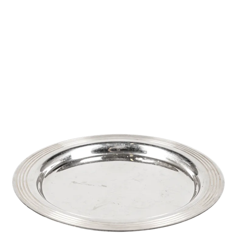Dessous de bouteille Neptune argent Ø 13,5 cm