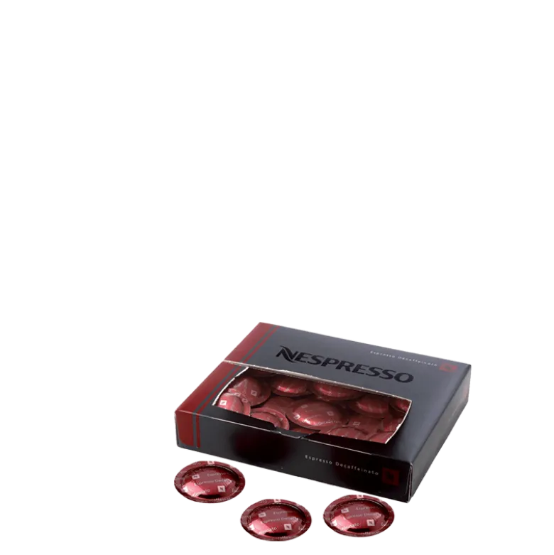 Dose de café Nespresso décaféiné par 50