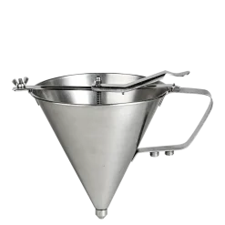 Entonnoir automatique en inox avec support