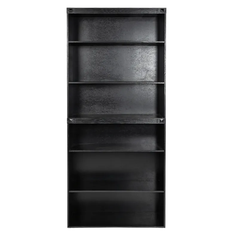 Etagère Cigare Club noir 36 x 101 cm H 113 cm