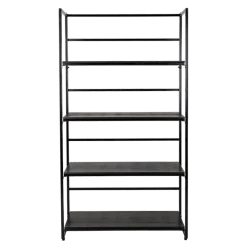 Etagère noire 40 x 100 cm H 180 cm