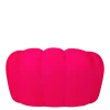 Fauteuil Bulle framboise 115 x 118 cm H 78 cm