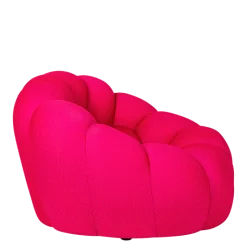 Fauteuil Bulle framboise 115 x 118 cm H 78 cm