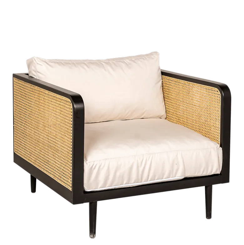 Fauteuil Cannes 83 x 83 cm H 78 cm
