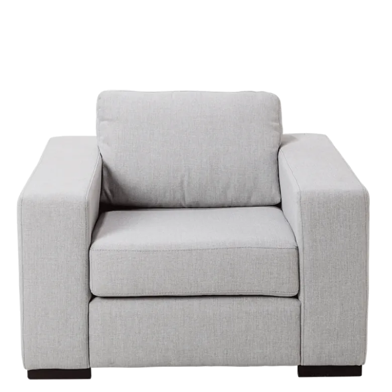 Fauteuil Loft gris 98 x 80 cm H 73 cm