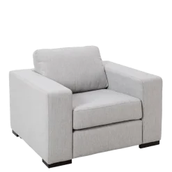 Fauteuil Loft gris 98 x 80 cm H 73 cm