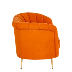 Fauteuil Soho velours 85 x 110 cm H 85 cm