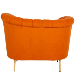 Fauteuil Soho velours 85 x 110 cm H 85 cm