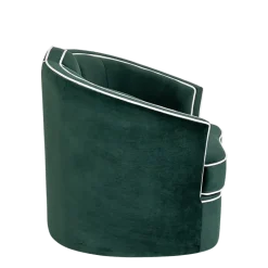Fauteuil Valescure velours 93 x 94 cm H 81 cm