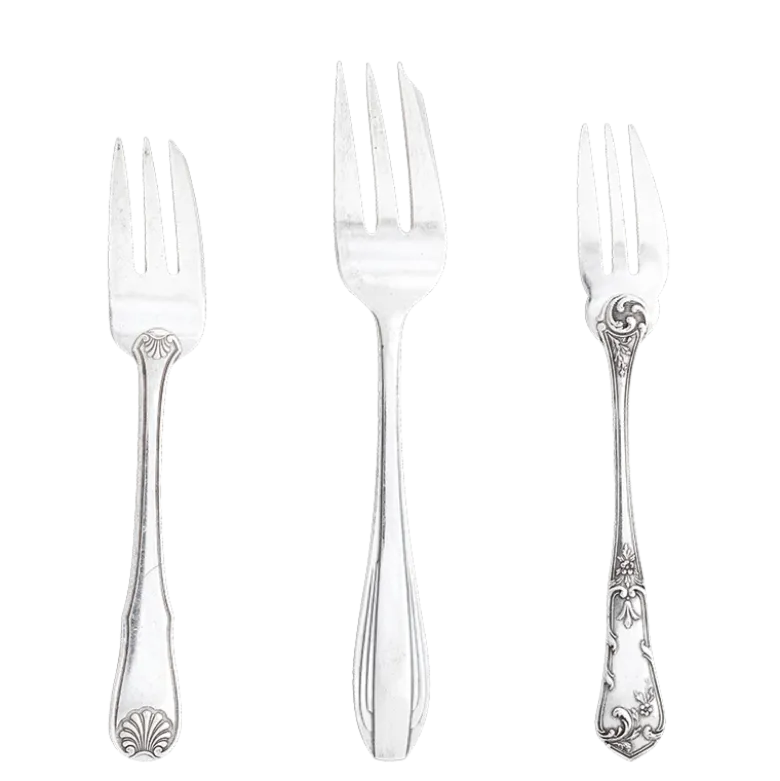 Fourchette coupante argent vintage