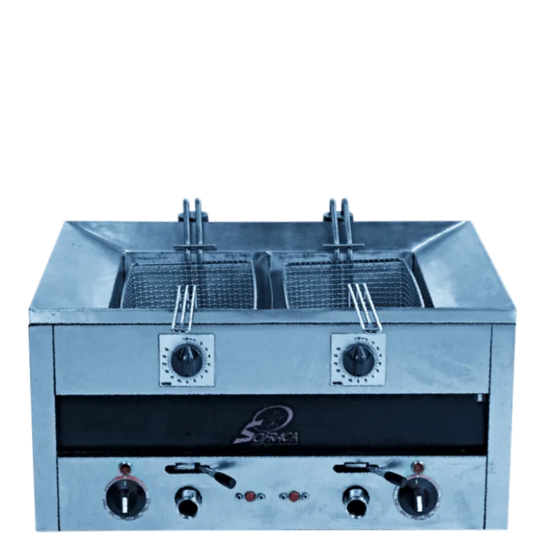 Friteuse double électrique 220 V 14 L