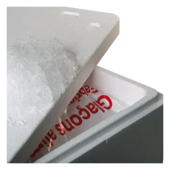 Glace paillette de 20 kg + bac isotherme