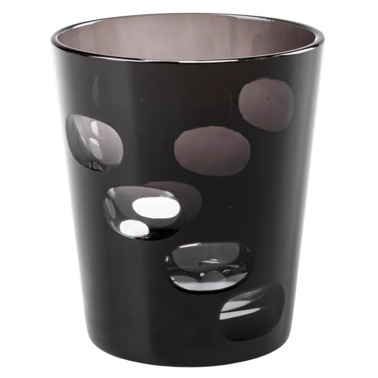 Gobelet Mélodie noir Ø 8 cm H 9 cm 24 cl