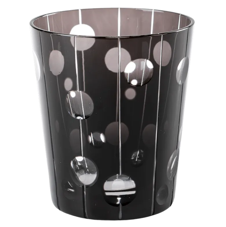 Gobelet Mélodie noir Ø 8 cm H 9 cm 24 cl