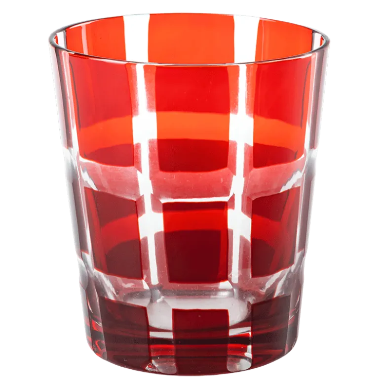 Gobelet Mélodie rouge Ø 8 cm H 9 cm 24 cl