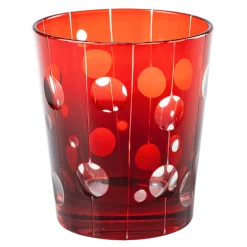 Gobelet Mélodie rouge Ø 8 cm H 9 cm 24 cl