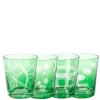 Gobelet Mélodie vert Ø 8 cm H 9 cm 24 cl