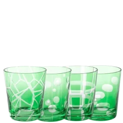 Gobelet Mélodie vert Ø 8 cm H 9 cm 24 cl