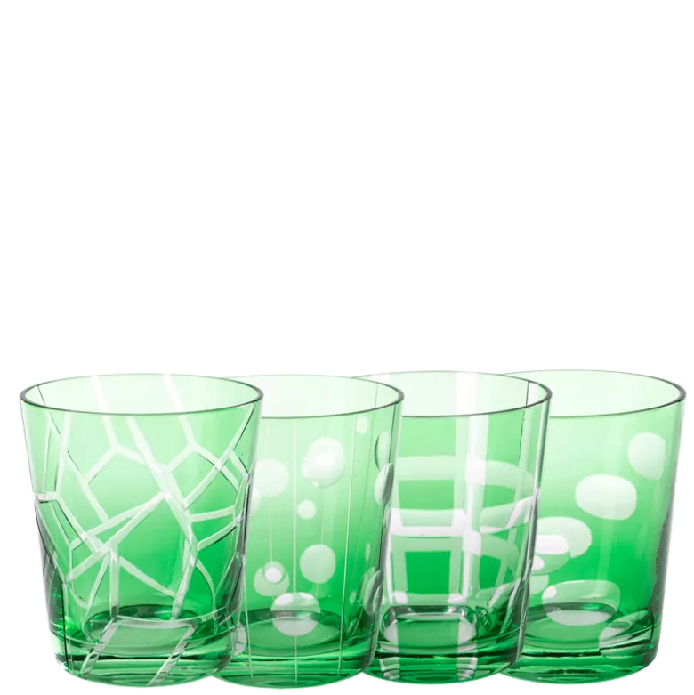 Gobelet Mélodie vert Ø 8 cm H 9 cm 24 cl