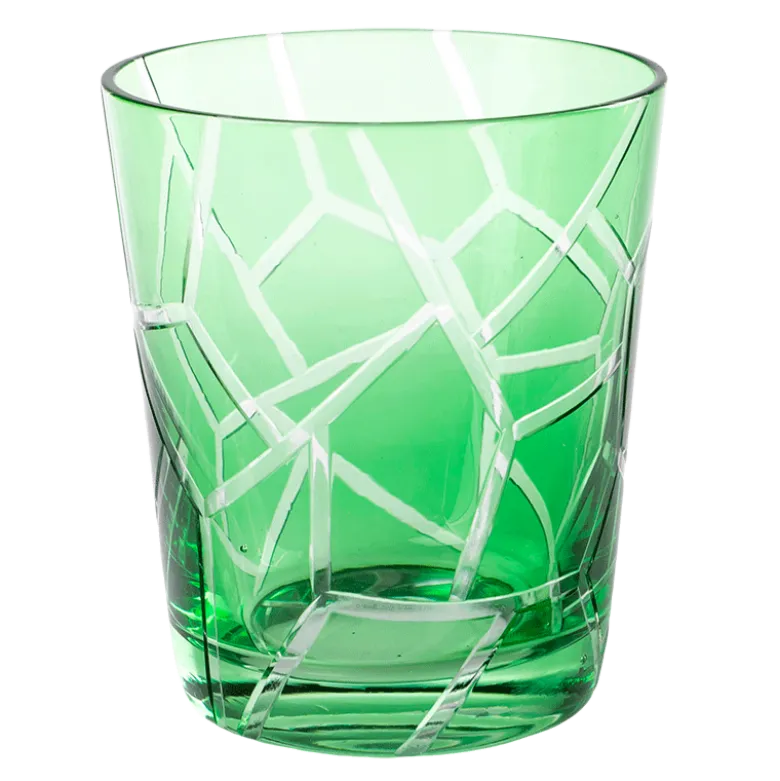 Gobelet Mélodie vert Ø 8 cm H 9 cm 24 cl