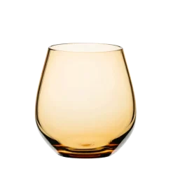 Gobelet Moon ambre Ø 6,5 cm H 9 cm 32 cl