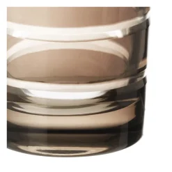 Gobelet pivoine fumé Ø 8,5 cm H 11 cm 28 cl