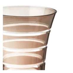 Gobelet pivoine fumé Ø 8,5 cm H 11 cm 28 cl