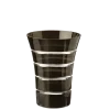 Gobelet pivoine noir Ø 8,5 cm H 11 cm 28 cl