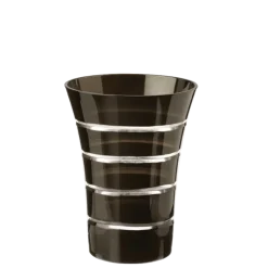 Gobelet pivoine noir Ø 8,5 cm H 11 cm 28 cl