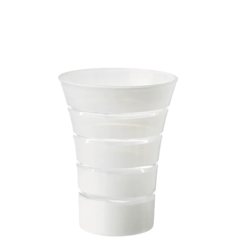 Gobelet pivoine opale Ø 8,5 cm H 11 cm 28 cl