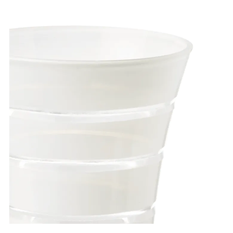 Gobelet pivoine opale Ø 8,5 cm H 11 cm 28 cl