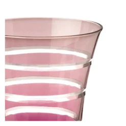 Gobelet pivoine prune Ø 8,5 cm H 11 cm 28 cl