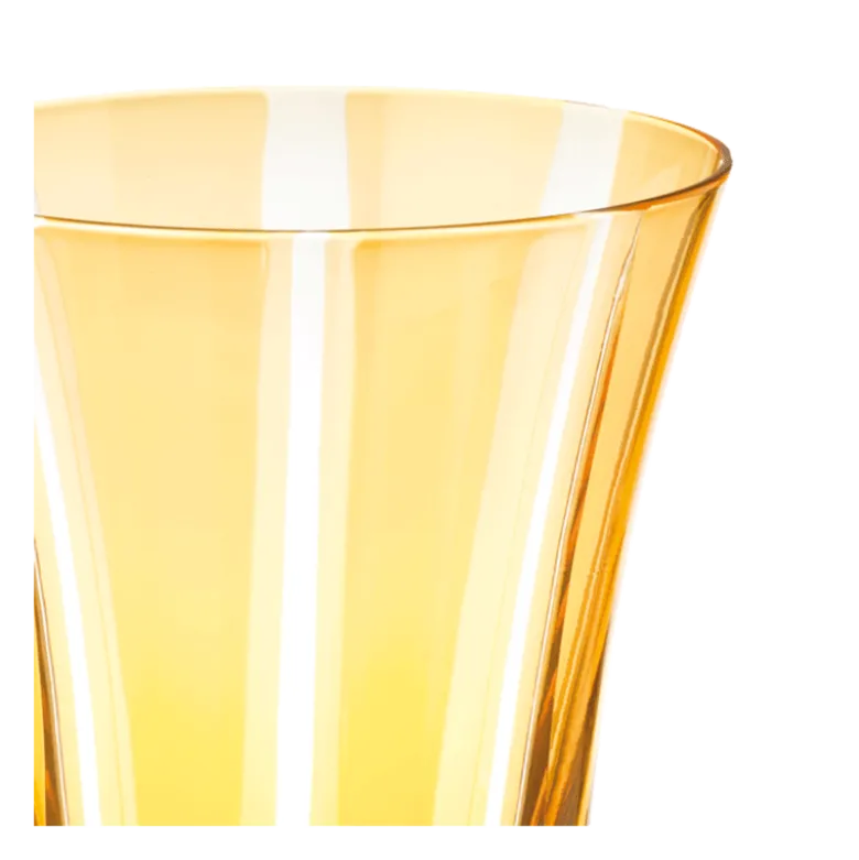 Gobelet tulipe ambre Ø 8,5 cm H 11 cm 28 cl