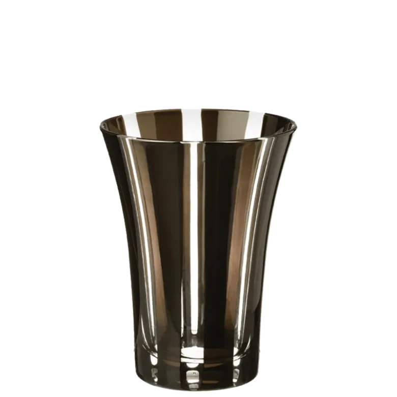 Gobelet tulipe noir Ø 8,5 cm H 11 cm 28 cl