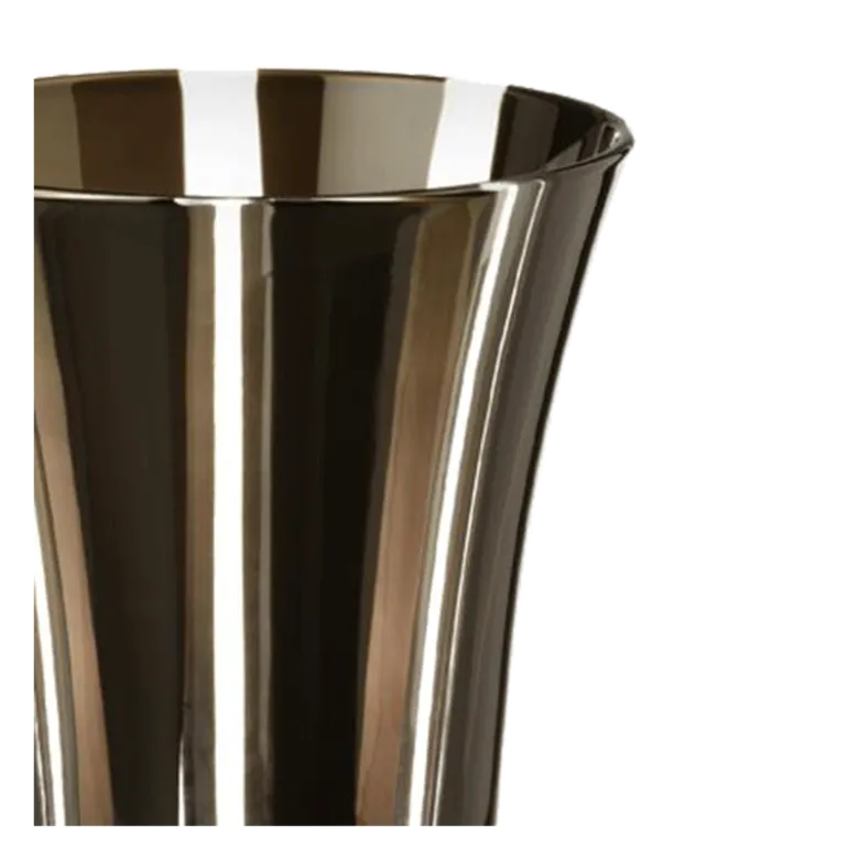 Gobelet tulipe noir Ø 8,5 cm H 11 cm 28 cl