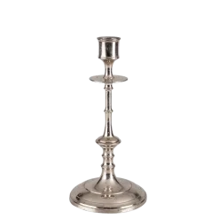 Grand bougeoir vintage argentéH 18-25 cm