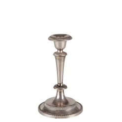 Grand bougeoir vintage argentéH 18-25 cm