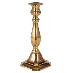 Grand bougeoir Vintage doré H 18-25 cm