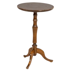 Guéridon vintage Ø 30-35 cm H 60-70 cm