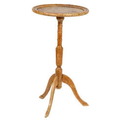 Guéridon vintage Ø 30-35 cm H 60-70 cm