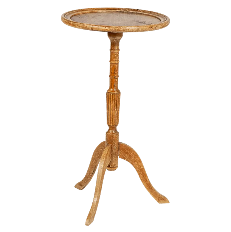 Guéridon vintage Ø 30-35 cm H 60-70 cm