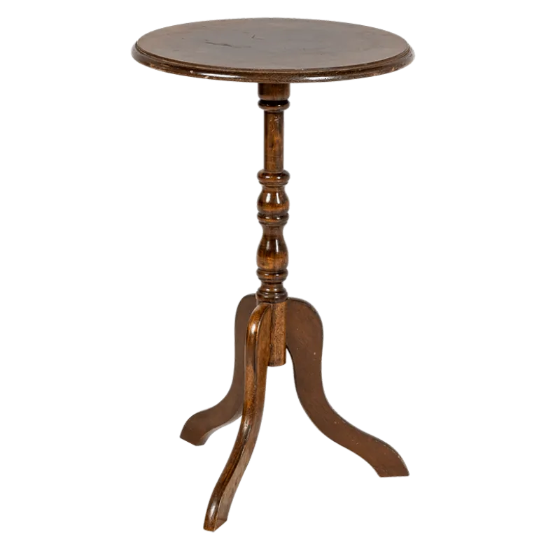 Guéridon vintage Ø 30-35 cm H 60-70 cm